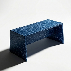 Banc d'extérieur moderne en plastique recyclé, résistant à l'eau, pour école, artisanat, écologique, durable, pour jardin et patio - Product Image 6