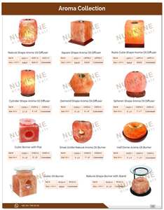 Diffuseur d'huiles essentielles en forme de sphère de sel de l'Himalaya NUMKYNE avec lampe, sel naturel, aromathérapie, diffusion et lumière apaisante, spa, bien-être - Product Image 6