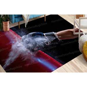 Tapis de boxe imprimé - Tapis de boxeur, Tapis Knock Down, Tapis pour homme, Tapis doux non tissé - Product Image 1