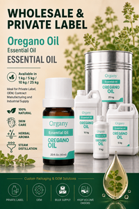 Aceite de Orégano Turco 100% Puro y Orgánico, Origanum Onites, Destilado al Vapor, Rico en Carvacrol, Venta al Por Mayor, Etiqueta Privada - Product Image 3