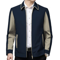 Nouveautés Vestes d'entreprise en nylon/polyester à manches longues pour hommes Vestes d'entreprise bouffantes bon marché personnalisées pour hommes