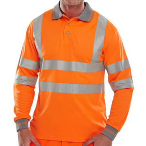 Cheap <b>Men's</b> Reflective Safety <b>Work</b> <b>Shirt</b> Breathable Polyester with Short Sleeve High Quality - Product Image 5