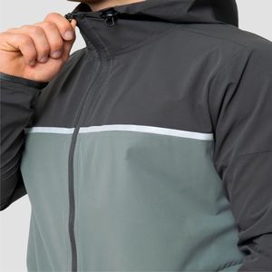 Chaqueta de Forro Polar con Capucha para Hombre, Resistente al Viento, Exterior de Spandex/Poliéster, 220g, Cierre de Cremallera, Ropa de Verano Informal, 100% Poliéster - Product Image 3