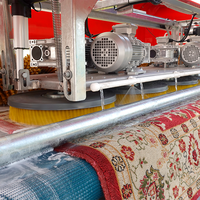 Machine à laver les tapis électrique automatique PROLINE de type console, 260 cm, 4 brosses circulaires + 1 cylindrique + 1 brosse grattoir