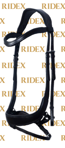 Suministro directo de fábrica, brida acolchada anatómica con costuras, riendas a juego, equipo de equitación Ecuestre de la India. - Product Image 2