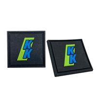Fabricant d'étiquettes en PVC en gros logo personnalisé patchs du drapeau national en caoutchouc pour vêtements