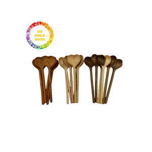 Cuchara de madera maciza para chefs profesionales, utensilio de cocina natural hecho a mano, respetuoso con el medio ambiente y resistente al calor - Product Image 4