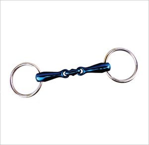 Nuevo Bocado de Hierro Dulce de Doble Articulación con Anillo Suelto para Doma Clásica - Product Image 5