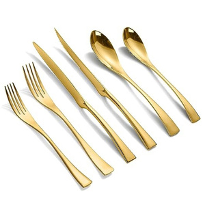 Top Quality Dinner Stainless Steel <b>Flatware</b> <b>Set</b> Gold Polished Finishing Cutlery <b>Set</b> - Product Image 1