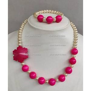 Listo para enviar En stock Envío rápido Moda Cuentas de resina epoxi Collar largo Bohemia mujeres collar de cuentas de colores - Product Image 4