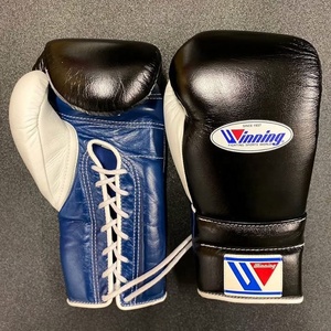 OEM Custom Made Professional Personalized Boxing Gloves Sparring High Quality Genuine Leather Lace-Up Closure Martial Arts - Product Image 4