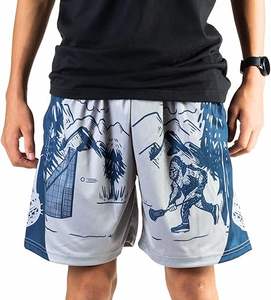 Short de crosse personnalisé unisexe vêtements de sport coulissants rembourrés pour adultes avec technologie de sublimation de performance améliorée style unisexe - Product Image 4