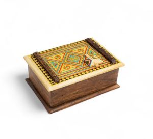 Diseño elegante Diseño de incrustaciones de nácar de lujo y caja de madera para joyería y caja decorativa - Product Image 5