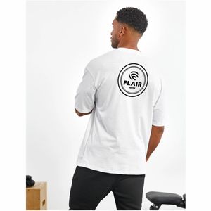 เสื้อยืดโอเวอร์ไซส์แบบไล่สีสำหรับ2025เสื้อยืดผ้าฝ้ายพิมพ์ลายหน้าจอแบบกำหนดเองเสื้อยืดโอเวอร์ไซส์สีเทาใส่ได้ทั้งชายและหญิง - Product Image 2