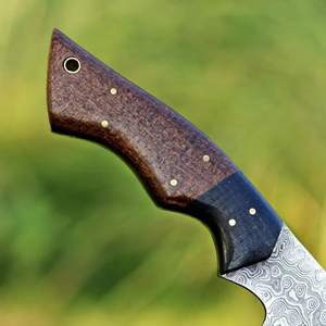 มีดครัวพร้อมซองหนัง มีดเชฟอเนกประสงค์ มีดสับทำมือ มีดเชฟหรูหรา ด้ามไมคาร์ต้า ตีขึ้นรูปด้วยมือ - Product Image 2