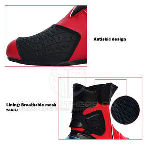 Chaussures de moto de protection pour hommes avec semelle antidérapante et résistante à l'huile Chaussures de moto tactiques pour hommes - Product Image 5