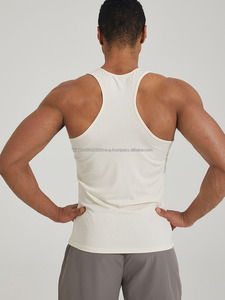 Camiseta sin Mangas de Compresión Deportiva Elástica de Secado Rápido Ajustada para Gimnasio, Fitness, Running, Camiseta Ajustada para Hombre, Camiseta de Canalé para Hombre - Product Image 5