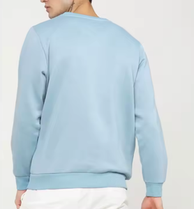 Sudadera de lana alta para hombre del fabricante transpirable y de moda con impresión digital teñida Lisa para invierno - Product Image 4