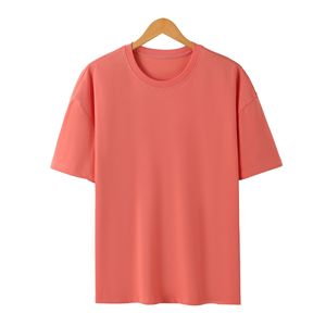 Sérigraphie personnalisée 100% coton unisexe vierge de haute qualité poids lourd surdimensionné Vintage pour hommes T-shirt à épaules tombantes pour hommes - Product Image 5