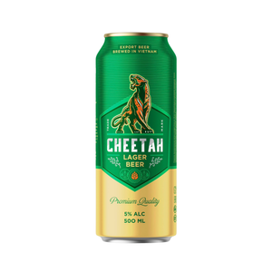 Vietnam Premium Lager Cheetah Beer 330ml Canette Private Label Exportation de boissons alcoolisées - Product Image 5