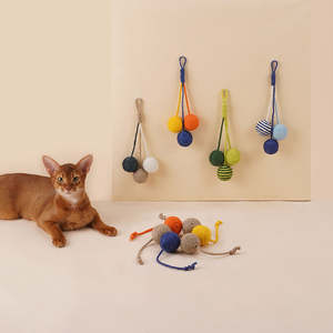 Juguete para Gatos de Sisal Colorido, con Diseño de Dibujos Animados, Ecológico, Duradero, Interactivo, Divertido, Resistente a Mordeduras y Arañazos - Product Image 1