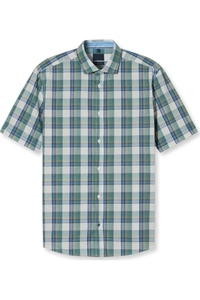 Chemise décontractée pour homme en coton 100% de haute qualité, respirante, à manches courtes, pour l'été, avec logo personnalisé - Product Image 2
