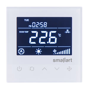 Thermostat pour ventilo-convecteur Smallart 24V AC/DC BACnet MS/TP encastré - Product Image 1