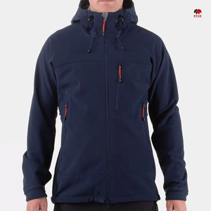 Veste softshell sur mesure pour homme, fermeture éclair, séchage rapide, fermeture écologique, tissu respirant avec logo personnalisé - Product Image 1