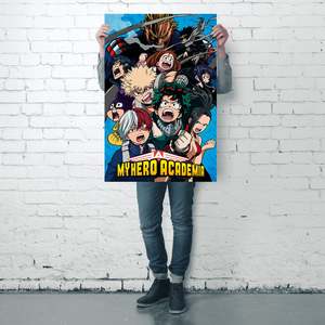โปสเตอร์อนิเมะมายฮีโร่อะคาเดเมีย โปสเตอร์กลุ่มโคบอลต์ บลาสต์ - Product Image 3