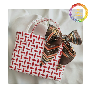 Bolsa tejida de plástico hecha a mano | Bolsa de compras ecológica y uso diario | Bolsa espaciosa con pajita de colores - Product Image 4