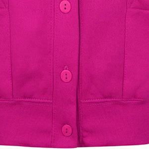 Pull en tricot à manches longues rose personnalisé, nouvelle mode 2025, col en V, vêtements personnalisés, pull en tricot à col en V uni avec boutons - Product Image 3