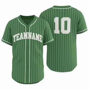 Maillot de baseball personnalisé OEM, uniforme très vendu, impression numérique, logo brodé, softball, grande taille, respirant, séchage rapide, 100% - Product Image 4
