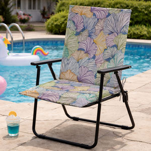 Cojines para Silla de Jardín Estilo Loft 95x50x4cm, Resistentes al Agua, Relleno de Espuma Ligera, Diseño Floral, Extraíbles y Lavables - Product Image 4