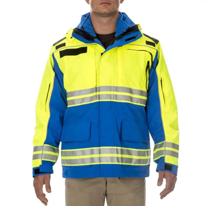 Nouvelle veste de sécurité pour hommes, haute visibilité, classe 2 ANSI, EN ISO 20471, hiver, OEM, sécurité routière, travail - Product Image 2