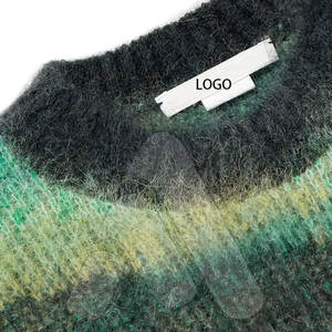 Pull-over en coton 100% respirant pour homme, avec impression personnalisée, pour un usage décontracté en hiver - Product Image 4