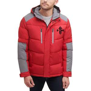 Chaqueta acolchada para hombre, venta de chaqueta de invierno con logotipo personalizado, cremallera estampada transpirable de poliéster 100% de ATLANTIC - Product Image 1