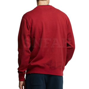 Sudadera Ligera Personalizada de Manga Larga para Hombre, Cuello Redondo, Color Sólido, para Invierno, Ropa Urbana Transpirable de Alta Calidad para Venta en Línea - Product Image 6