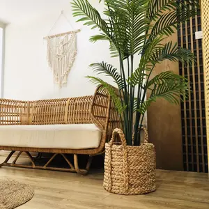 Great!!! handmade planter water hyacinth storage basket - baskets home decor