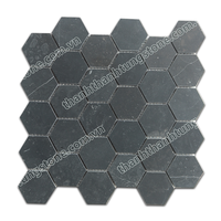 Mosaico de mármol de piedra azul de Vietnam de alta calidad pavimentación de piedra Natural moderna para uso en Hotel decoración de suelo competitiva pared