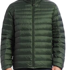 Veste thermique matelassée légère et durable en toile coupe-vent, vêtements d'extérieur chauds d'hiver à capuche en mandarin unisexe - Product Image 2