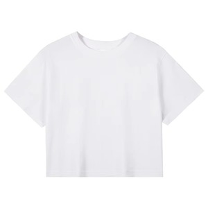 Custom design high quality <b>cropped</b> short sleeves fashionable crop tops print plain style causal summer slim <b>fit</b> women's <b>t</b> <b>shirt</b> - Product Image 4