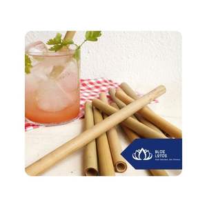 HOT SELLING <b>bamboo</b> <b>straw</b> for drinking cafe juice smoothies daily use events party serving reusable option Vietnam - Product Image 1