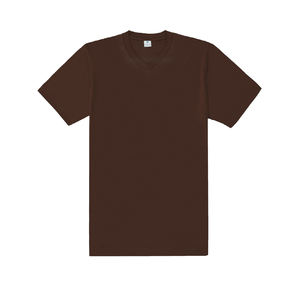 Camisetas personalizadas con cuello en V, pantalones cortos Unisex, manga, tela TC en blanco, resistente a las arrugas, sin hierro, alta calidad, 160 GMS - Product Image 1