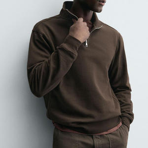 Sudadera con Cuello Alto, Ropa Urbana Moderna para Hombre con Logotipo Personalizado, Material de Felpa Transpirable, Mangas Largas, Alta Calidad - Product Image 3