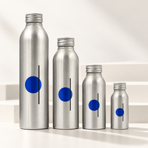 Botellas de Aluminio Reutilizables para Bebidas, para Uso en Exteriores, con Tapas de Rosca e Impresión de Marca Personalizada - Product Image 1
