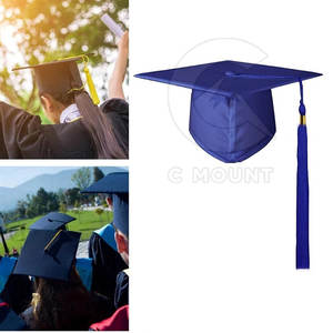 ชุดหมวกและเสื้อสำเร็จการศึกษาสุดหรูสำหรับบัณฑิตผู้ยิ่งใหญ่ หมวกสำเร็จการศึกษาแบบทันสมัยสำหรับผู้ใหญ่ - Product Image 4