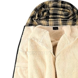Sweat-shirts à fermeture éclair en flanelle les plus vendus, manches longues, tissu doux, séchage rapide, confortables, vêtements décontractés pour l'automne et l'hiver, pour hommes, pour l'extérieur - Product Image 3