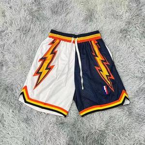 Top Quality <b>Men</b> <b>Short</b> Retro-layered American Embroidered Sports <b>Sweat</b>-absorbing Sports <b>Shorts</b> - Product Image 5