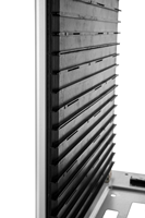 Chariot de rangement antistatique ESD en acier réglable pour magazines et cartes PCB, capacité 30 kg, pour usine et bureau
