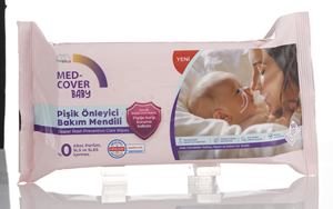 Meilleures ventes : Lingettes bébé Med-Cover à l'aloe vera et vitamine E, testées dermatologiquement, prévention des érythèmes, nourrissantes, hydratantes, protectrices pour la peau. - Product Image 3